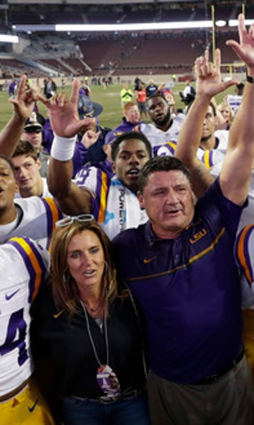 AP source: Ed Orgeron, with LSU going well, to stay as coach